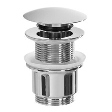 Click Clack Pop-up Waste Sink Drain Without Overflow in Chrome S2079-CR