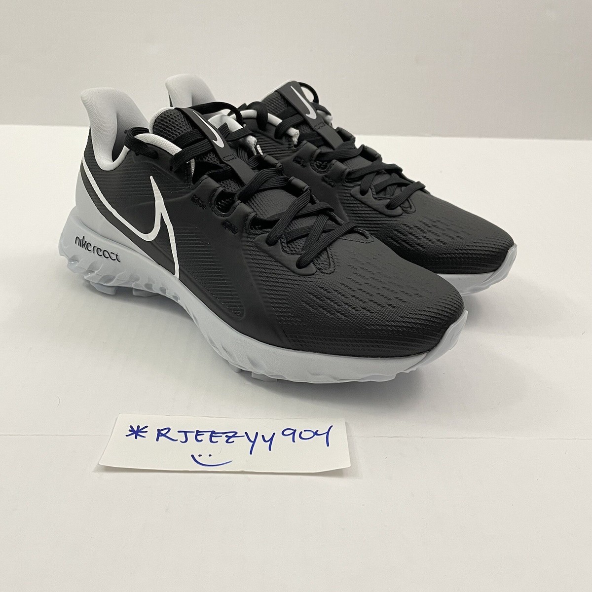 Mens Size 8 | Womens 9.5 Nike React Infinity Pro Black Golf 