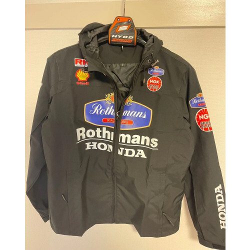 Rothmans Honda ジャケット Rothmans x honda HRC MotoGP Jacket Motorcycle Size L [Mint