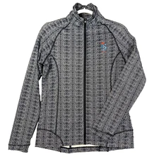 PETER MILLAR GOLF Jacket Womens S MONTEREY PENINSULA MPCC Aztec Black/White UPF