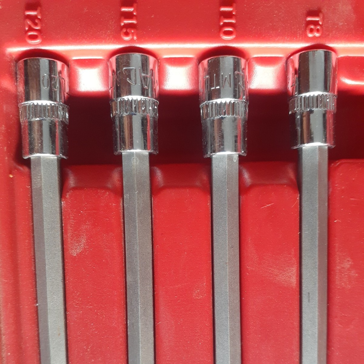 Mac Tools 8 PC Long Star Driver Torx Set Metric SMXTL8B Mac Tool