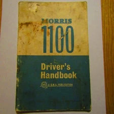 MORRIS 1100 Owners Driver's Handbook Instruction Manual Book 1965