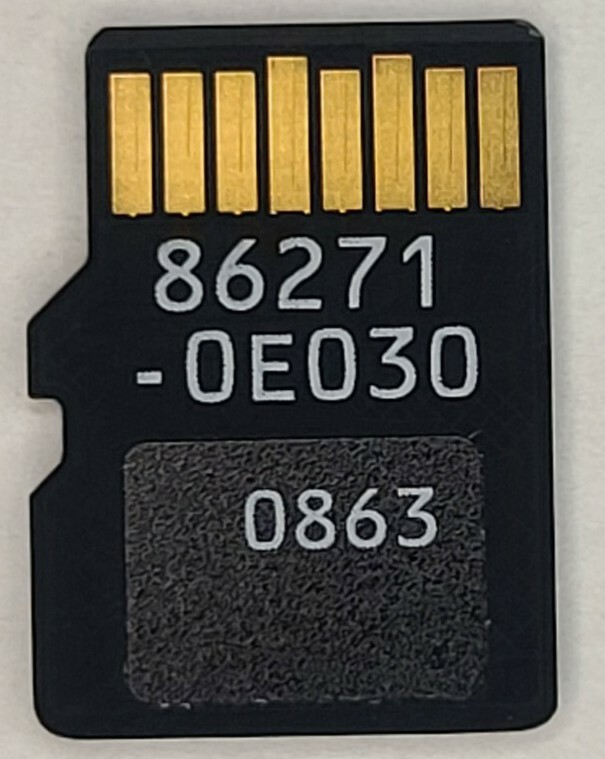 2016 2017 LEXUS NAVIGATION MICRO SD CARD 86271-0E030 GPS MAP | eBay