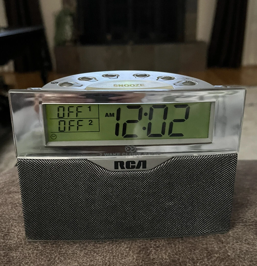 Rca Clock Radio Silver