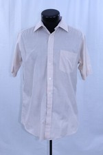 Givenchy Monsieur Men 15 Button Down Shirt Rockabilly Plaid Dress Short 80's VTG