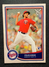 2018 Topps Big League #102 Felix Jorge RC Twins