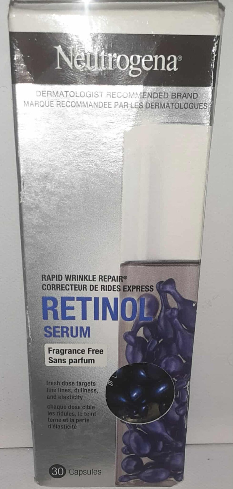 Neutrogena Retinol Serum Capsules for Fast Wrinkle Repair 30 Count