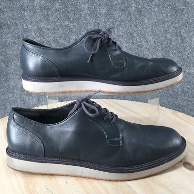 Camper Shoes Mens 14-15 Oxford Blue Leather Round Toe Lace