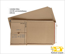 Buchverpackung Wickelverpackung | DIN A4 - 302 x 215 x 20-75 mm
