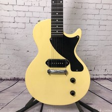 Image of Factory Coustom Electric Guitar Cream Yellow Color Junior Hot Sale in Stock