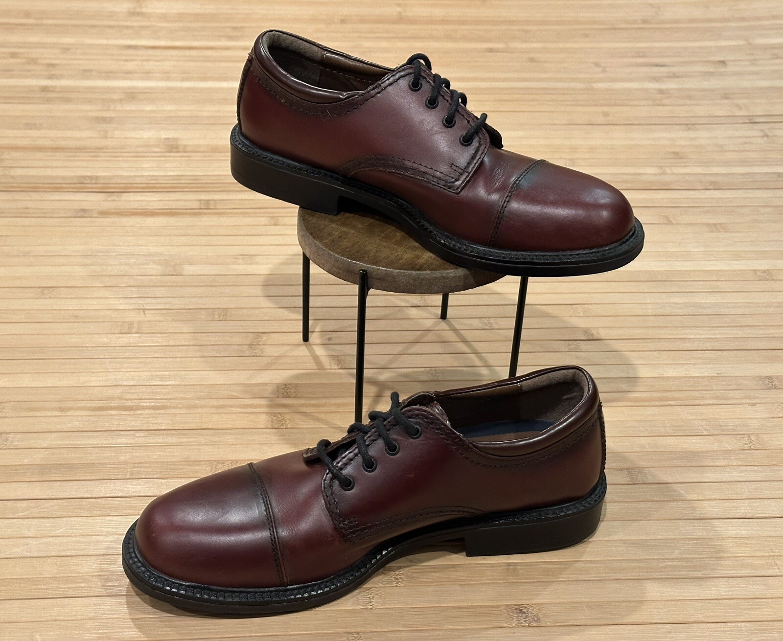 SAOLA Scarpe eleganti stringate Oxford Dockers Gordon da uomo taglia 8 M in pelle marrone 90 2219