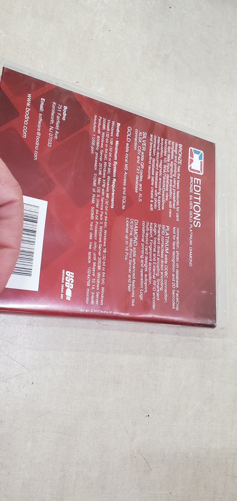 Bodno Software USB Replacement (Must have License Key #) | eBay