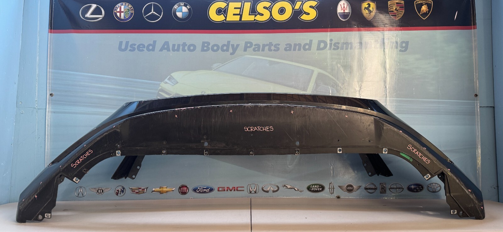 2008 2009 2010 2011 2012 MASERATI GRANTURISMO FRONT BUMPER COVER OEM USED