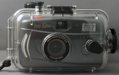 SNAP SIGHTS Underwater Sport Utility 35mm Film Camera Waterproof Case Autofocus 