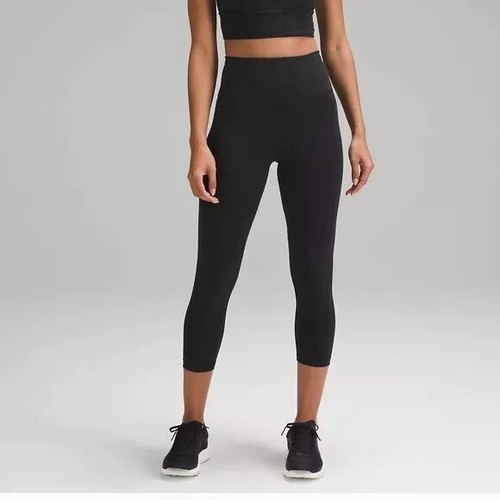 LULULEMON Wunder Under High Rise Pantaloni da Allenamento Sportivi Nero Leggings Donna 6