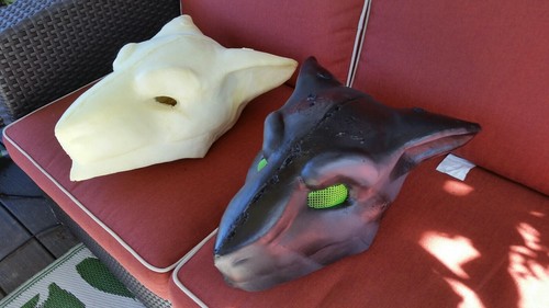 Animal Foam Fur Head Cosplay Halloween Mask - Picture 9 of 10
