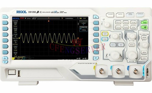 NEW RIGOL DS1202Z-E Digital Oscilloscope 2 Channels 200 MHz 1 GSa/s 24 MB 7" LCD - Picture 6 of 9