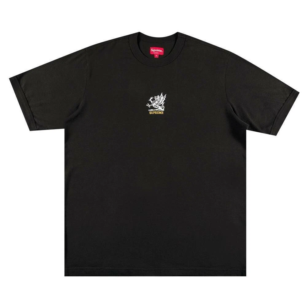 Authentic Supreme Supreme Dragon Ringer Tee Black  M