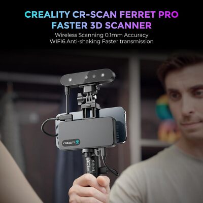 Creality CR-Scan Ferret Pro 3D Scanner Fast Scan Portable for iOS