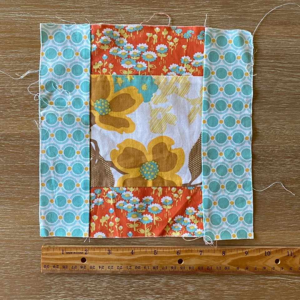 12 Patchwork Blocks 9” with Mixed Joel Dewberry Fabric - Quilt, Craft, Sew - Image 2 of 4