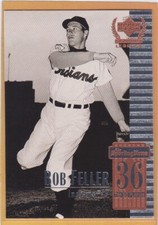 Bob Feller 1999 cubierta superior Century Legends #36 indios casi nuevo/como nuevo *A3162
