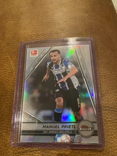 2022 Topps Finest Bundesliga Manuel Prietl Finest Touch Refractor Bielefeld
