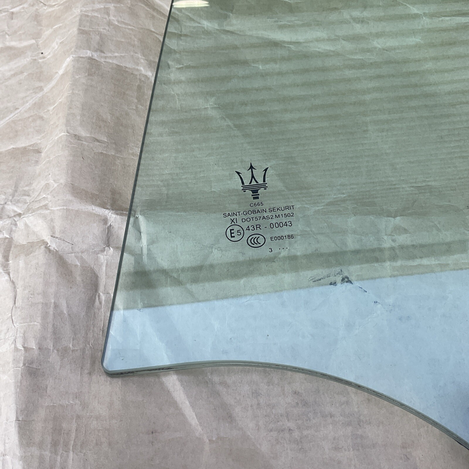 14-21 Maserati Quattroporte Rear Left Driver Door Window Glass Factory Oem
