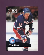 1991 Pro Set Tim Kerr #446 - New York Rangers