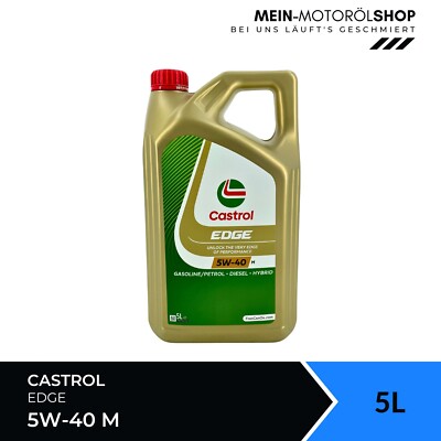 Castrol Edge 5W-40 M VW 511 00 BMW Longlife-04 Fiat 5 Liter