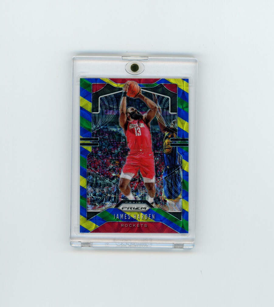 2019-20 Prizm Choice GREEN YELLOW BLUE SP JAMES HARDEN▪️Houston Rockets NETS!