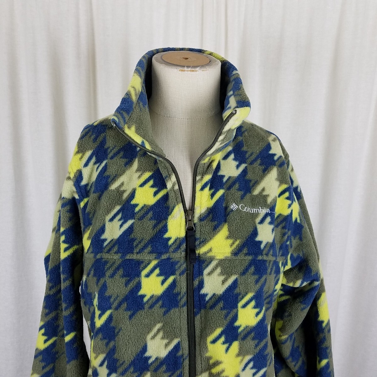 Columbia Large Houndstooth Camo Print 3-in-1 Inner Fleece Jacket