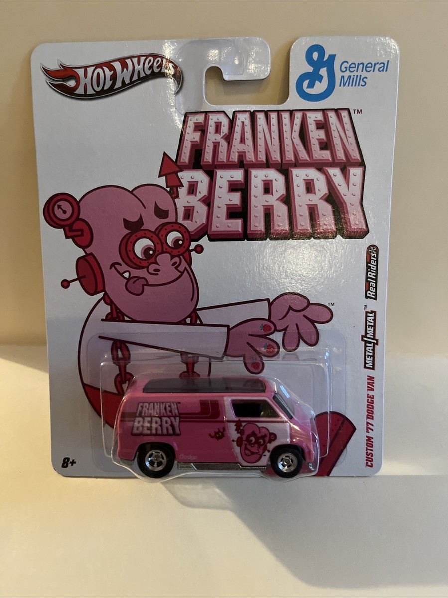ホットウィール　デイリーデリバリー Franken Berry ミニカー Franken Berry '77 Pink Van 2011 General Mills Cereal Hot Wheels