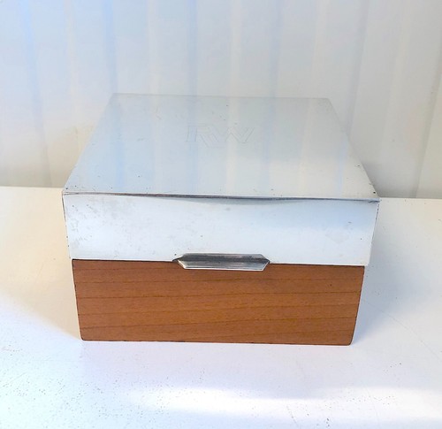 VINTAGE & SELTENE RAYMOND WEIL STERLINGSILBER 0,925 & HOLZ UHRENBOX SCHWER ZU FINDEN - Bild 7 von 8