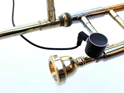 PiezoBarrel P5 (NEW) Pickup, 4m Cable & brass adapters for Trombone MPC's