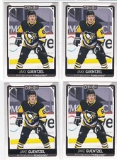 (4) Jake Guentzel 2021-22 O-Pee-Chee #21 Pittsburgh Penguins