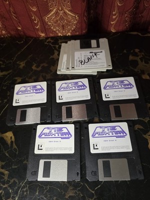 Complete Star Wars Tie Fighter Lucas Arts PC 3.5 Disk IBM PC/DOS Big Box 1994 +