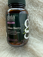 Gaia Herbs Women Vitex Berry 60 Caps 1000mg Menstrual Support E14060-60 04/29