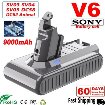 9Ah Battery For Dyson V6 DC62 DC72 DC74 DC58 DC61 DC62 Handheld Vacuum Cleaner