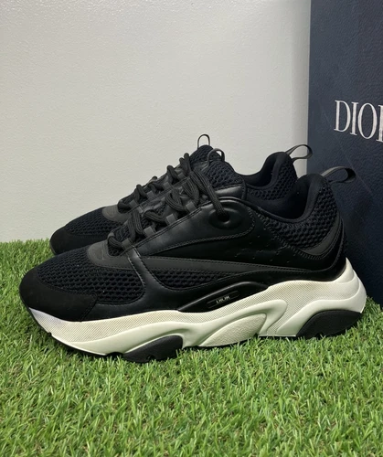 Taille 44 (11 US) Baskets Dior B22 « Noir Blanc » EXCELLENT ÉTAT !