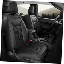 Custom 1:1 for Chevy Colorado Seat Covers, 2014-2022 Colorado Crew Cab Black