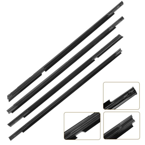 4Pcs Weatherstrip Window Moulding Trim Seal Belt Compatible with Mitsubishi L... - Picture 6 of 8