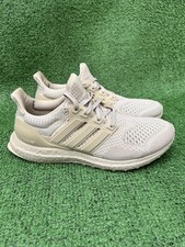 Adidas Ultraboost 1.0 DNA Beige Athletic Running Shoes Women  s Size 8.5 ID9685