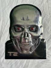 Terminator T2 Metal Skull Plaque