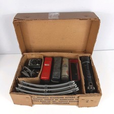 1940'S Louis Marx Co. STREAM LINE STEAM TYPE ELECTRICAL METAL TRAIN SET BOX
