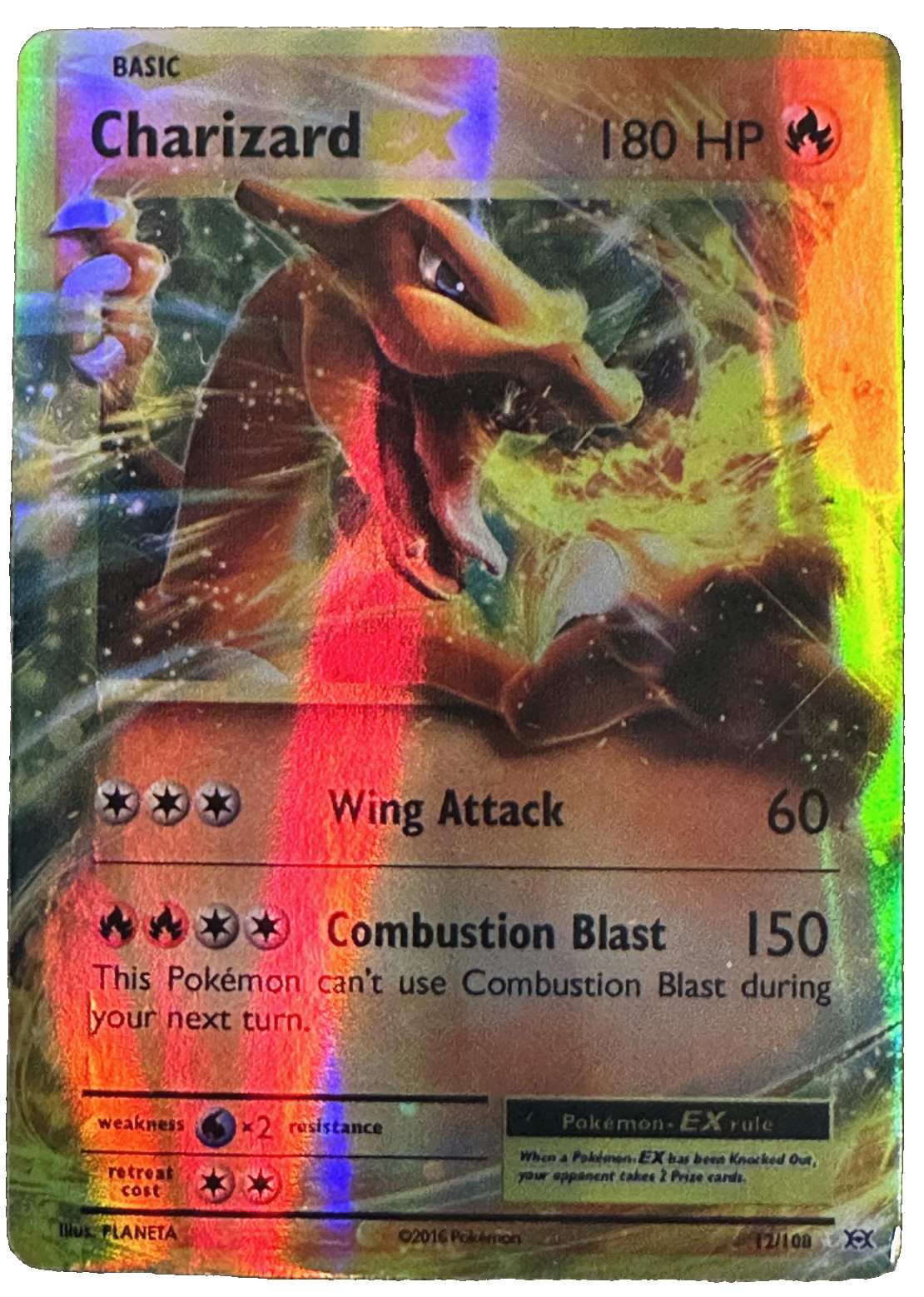 Pokemon XY Evolutions Charizard EX Holo 2016 Ultra Rare 12/108