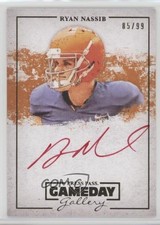 2013 Press Pass Gameday Gallery Gold Red Ink 85/99 Ryan Nassib #GG-RN Auto 0af