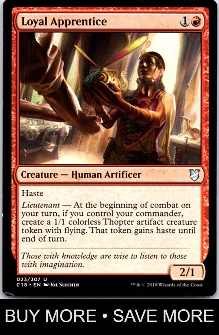 Loyal Apprentice LP Commander 2018 MTG