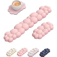 Cloud Keyboard Wrist Rest Set   Ergonomic Memory Foam Wrist Pad for Computer,
