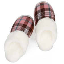 riemot Womens Memory Foam Slippers Cozy Comfortable Slip On House Slippers Shoes