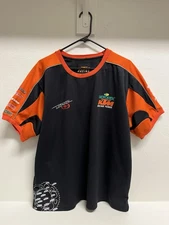 KTM Motorex No Fear Jersey Shirt Men Large Short Sleeve Race Motocross Dirt Bike